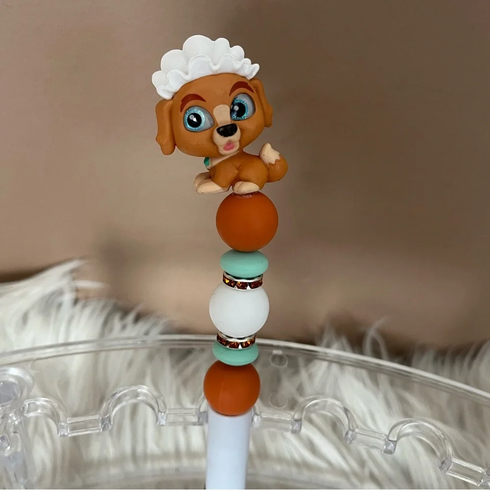 {Disney} Doorables Beadable Homemade Character Pen with Nana Dog from Peter Pan